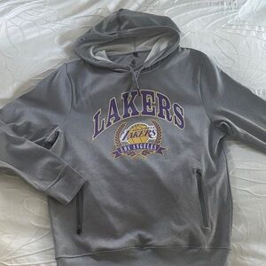 NBA Lakers Gray and Purple Sweatshirt
